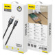Dudao 3A 30W L3SL USB-A - Lightning Cable Braided 1.2m - Black