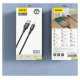 Dudao 3A 30W L3SL USB-A - Lightning Cable Braided 1.2m - Black