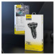 Dudao R78 78W Car Charger USB-C PD / 2xUSB-A QC - Black