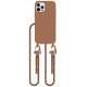 Tech-Protect MagNecklace MagSafe Case for iPhone 12 / 12 Pro - Brown