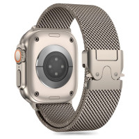 Tech-Protect Milano strap for Apple Watch 6 / 7 / 8 / 9 / 10 / SE / Ultra 1 / 2 (44 / 45 / 46 / 49 MM) - titanium