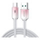 Joyroom S-A42 Crystal-Clear Series 3A USB-A - USB-C cable 1.2m - white