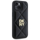 Dkny Quilted Stack Logo iPhone 14 Case - Black