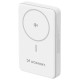 Wozinsky Powerbank Wozinsky WLWP-10KA0Y3WS 22.5W PD Qi2 10000 mAh, with stand, 1x USB-A, 1x USB-C - white