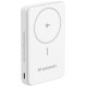 Wozinsky Powerbank Wozinsky WLWP-10KA0Y3WS 22.5W PD Qi2 10000 mAh, with stand, 1x USB-A, 1x USB-C - white