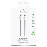 Puro Elektrik Puro Fabrik 60W USB-C - USB-C Cable 1.5m - Blue