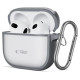 Tech-Protect Slim Hook Case for AirPods 4 - Gray