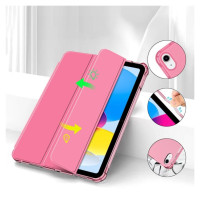 Tech-Protect SC Pen Hybrid Case for iPad 10 / 2022 - Pink - Transparent