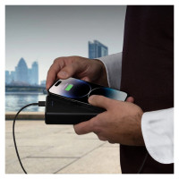 SBS Fast charge power bank: 20,000 mAh, 2 USBs Black