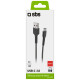 SBS TECABLETC3MTK USB-A - USB-C Cable 3m - Black