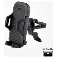 SBS TEHWSUPCLIPSTG smartphone holder for air vent, with reinforced jaws - black