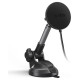 SBS Telescopic smartphone holder with inductive charger SBS TESUPPMAG15WLONGARM with suction cup, compatible with MagSafe - black