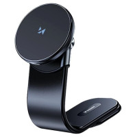 Wozinsky WCZ2Y2S Magnetic Car Holder with 15W MagSafe Inductive Charger for Car Cockpit - Black