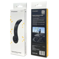 Wozinsky WCZ2Y2S Magnetic Car Holder with 15W MagSafe Inductive Charger for Car Cockpit - Black