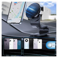 Wozinsky WCZ2Y2S Magnetic Car Holder with 15W MagSafe Inductive Charger for Car Cockpit - Black