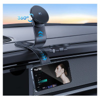 Wozinsky WCZ2Y2S Magnetic Car Holder with 15W MagSafe Inductive Charger for Car Cockpit - Black