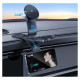 Wozinsky WCZ2Y2S Magnetic Car Holder with 15W MagSafe Inductive Charger for Car Cockpit - Black