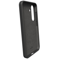 Puro Icon Mag Silicone Case with MagSafe for Samsung Galaxy S25 - Black