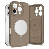 Tech-Protect Liquid Silicone MagSafe Case for iPhone 16 Pro Max - Brown