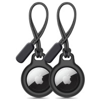 Tech-Protect Rough 2-pack case for Apple AirTag - black