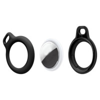 Tech-Protect Rough 2-pack case for Apple AirTag - black