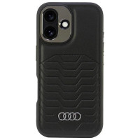 Audi Synthetic Leather MagSafe iPhone 16 Plus 6.7" black/black hardcase AU-TPUPCMIP16M-GT/D3-BK
