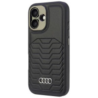 Audi Synthetic Leather MagSafe iPhone 16 Plus 6.7" black/black hardcase AU-TPUPCMIP16M-GT/D3-BK