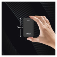 Dudao GaN Dudao A65Q 65W USB-A / USB-C PD Ultra-Thin Travel Wall Charger EU / US - Black