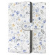 Tech-Protect Wallet Case for Samsung Galaxy S25 - Daisies with Leaves