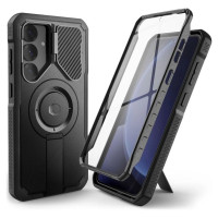 Tech-Protect Kevlar MagSafe+ Case for Samsung Galaxy S25 Plus - Black