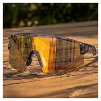 Rockbros Cycling Glasses Photochromic, with UV Protection and Corrective Insert - Transparent Black