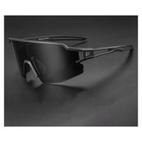 Rockbros Polarized Cycling Glasses with UV Protection and Corrective Insert 14120008006 Gray Lenses - Black
