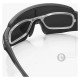 Rockbros Polarized Cycling Glasses with UV Protection and Corrective Insert 14120008006 Gray Lenses - Black