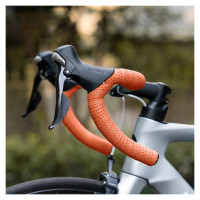 Rockbros Perforated Silicone Handlebar Tape - Orange
