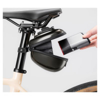 Rockbros Rigid Hard Shell Compact Saddle Bag 0.4l - Black