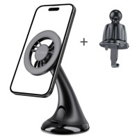 Tech-Protect N56 Car Holder for Dashboard, Windshield or Air Vent Mount - Black