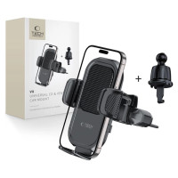 Tech-Protect V8 Car Holder for CD Slot or Air Vent Mount - Black