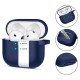Tech-Protect Silicone Hook Case for AirPods 4 - Navy Blue