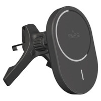 Puro Car Holder with Qi2 Charger, MagSafe Compatible - Black