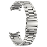 Puro METAL Stainless Steel Strap for Samsung Galaxy Watch 4 / 4 Classic / 5 / 5 Pro / 6 / 6 Classic - Silver