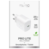 Puro Daily Prolite 25W USB-C Power Delivery Charger - White