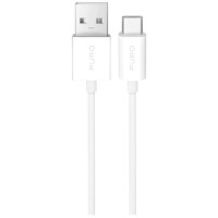 Puro 10W TPE USB-A - USB-C Cable 2m - White