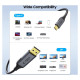 Tech-Protect UltraBoost USB-C to DisplayPort 1.4 8K 60Hz Cable 180cm - Black