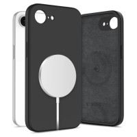 Tech-Protect Liquid Silicone MagSafe iPhone 16e Case - Black