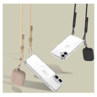 Tech-Protect FlexAir Chain MagSafe iPhone 16e Case - Black/Beige