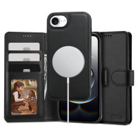 Tech-Protect Wallet MagSafe iPhone 16e Case - Matte Black