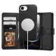 Tech-Protect Wallet MagSafe iPhone 16e Case - Matte Black