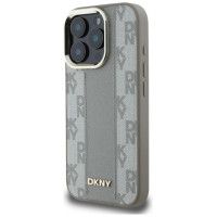 Dkny Checkered Pattern Magsafe iPhone 16 Pro Case - Beige