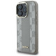 Dkny Checkered Pattern Magsafe iPhone 16 Pro Case - Beige
