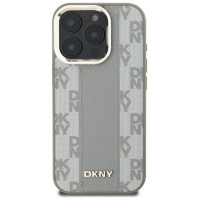 Dkny Checkered Pattern Magsafe iPhone 16 Pro Case - Beige